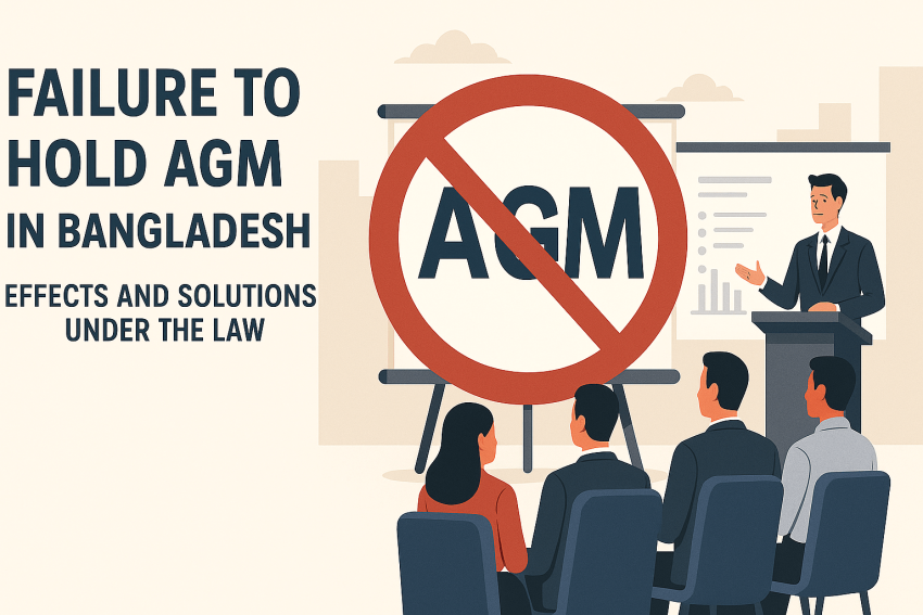 Failure to Hold AGM in Bangladesh Effects and Solutions under the Law